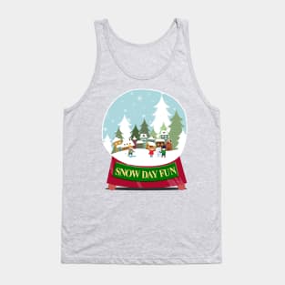 Snow Day Fun Snow Globe Tank Top